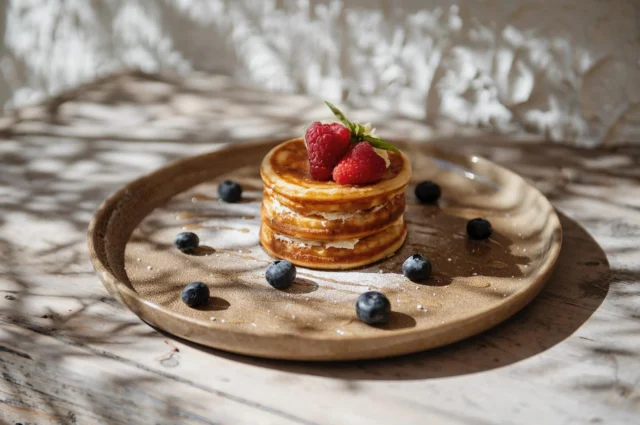 Pancakes are always a good idea 😍🫐